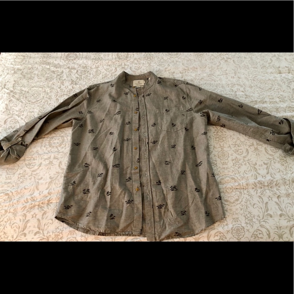 Scotch & Soda Mens XXL Collarless ButtonDown (EU)